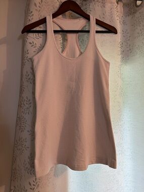 Women’s Racerback Tank Top - White and Beige